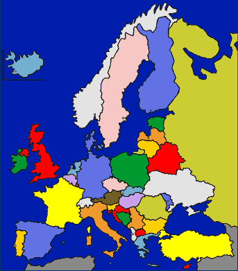 mapa europa paises. En este mapa puedes practicar